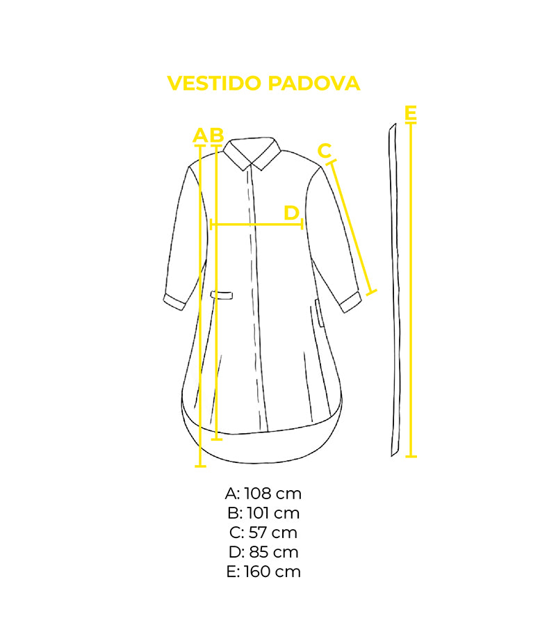 Vestido camisero Padova Mapa