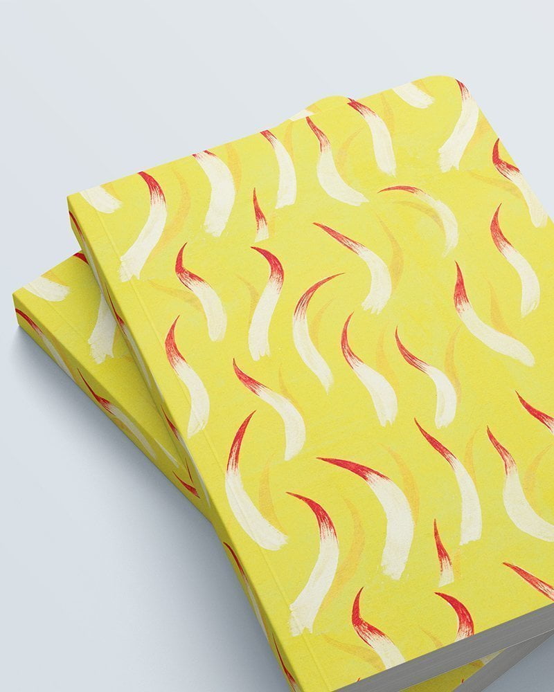 cuaderno grande estampado fuegos