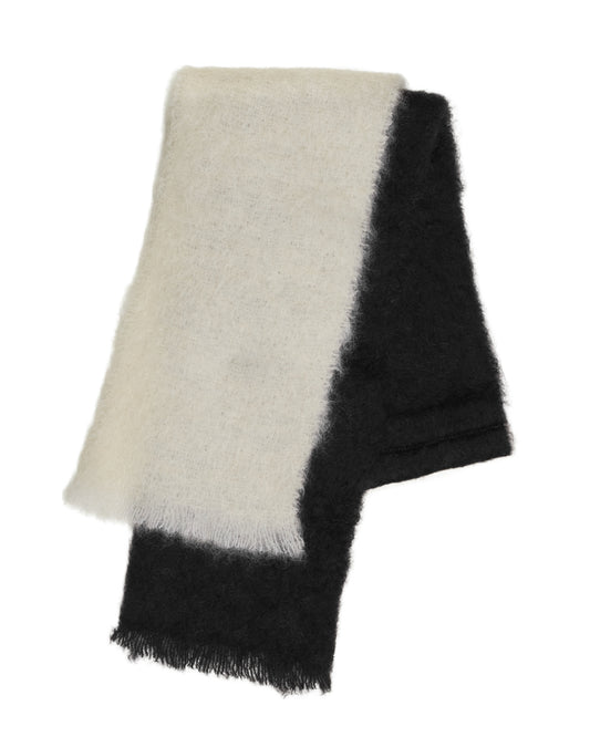 Ezcaray white-black scarf