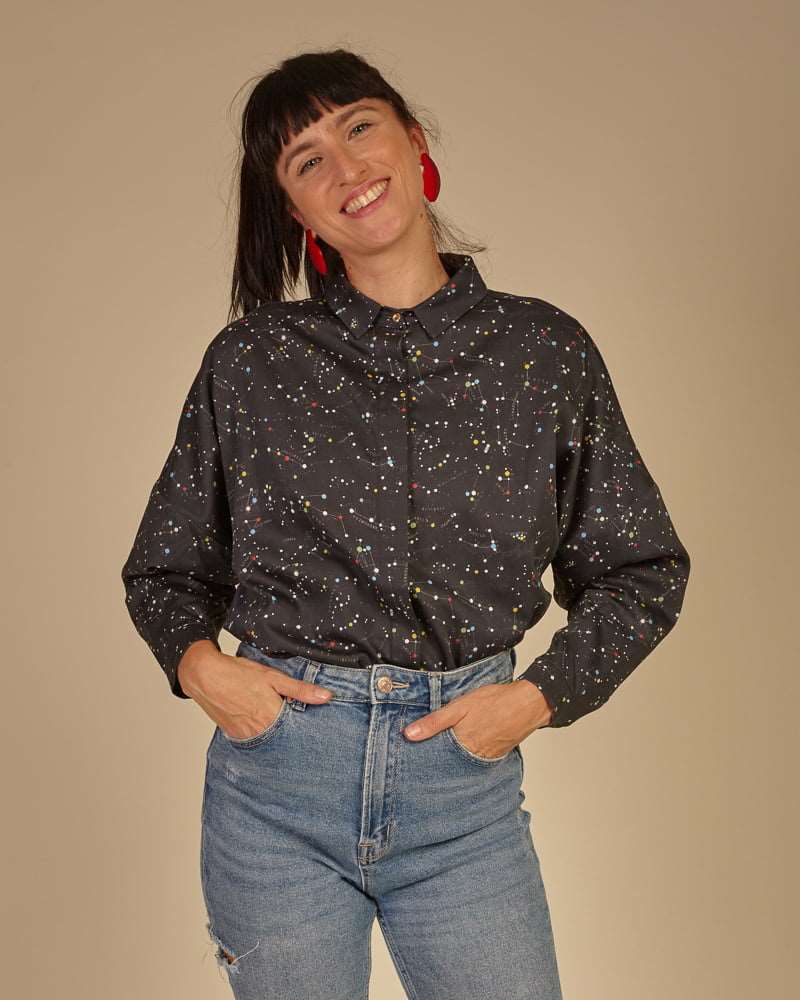 Camisa de manga larga Laviana Espacial