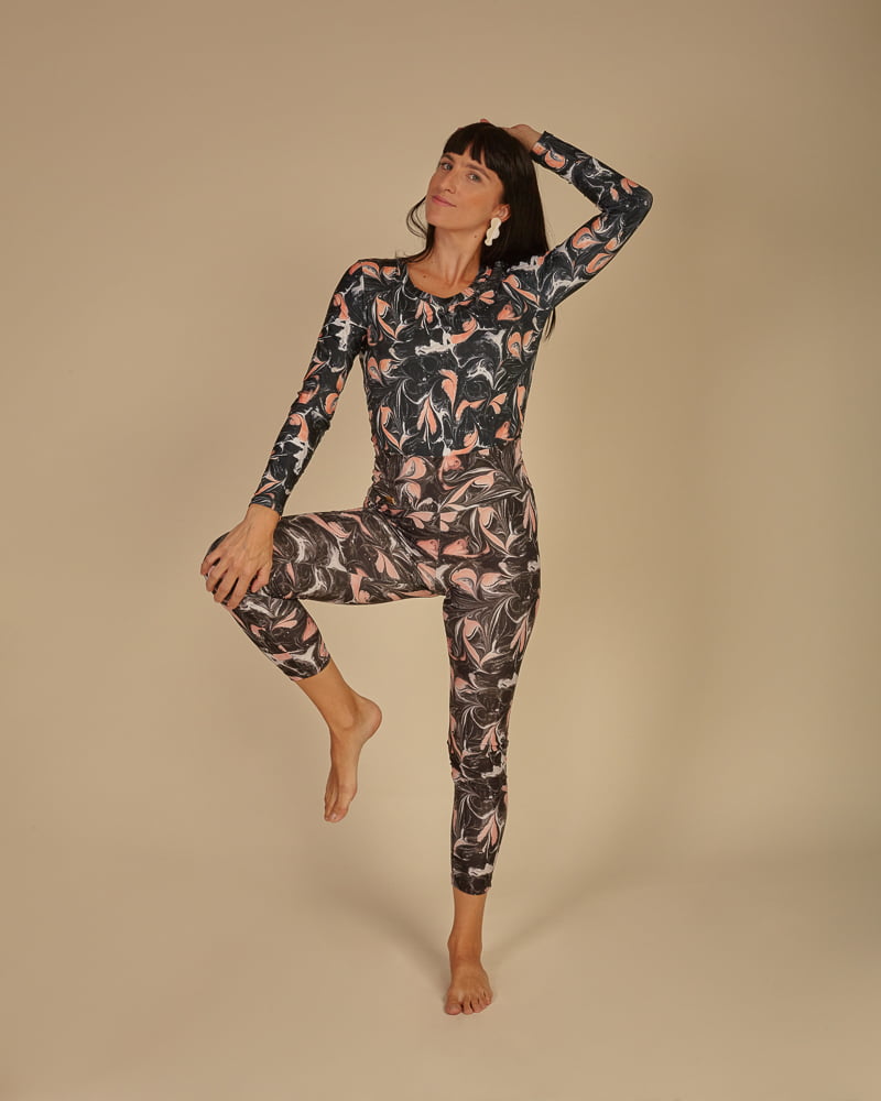 Leggings estampado marmolado Brianda