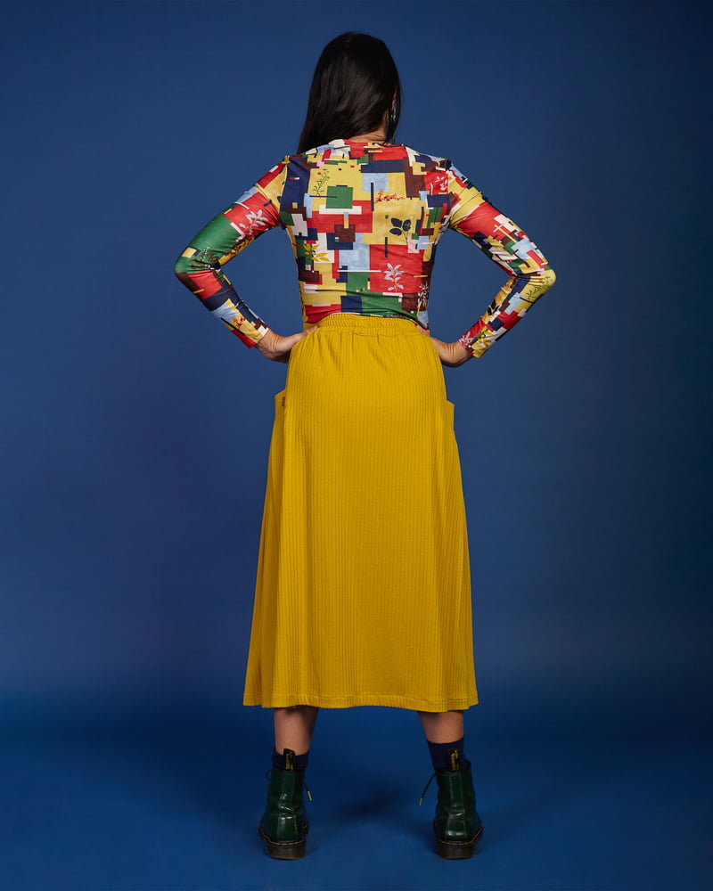 Camiseta elástica Estampado Orden