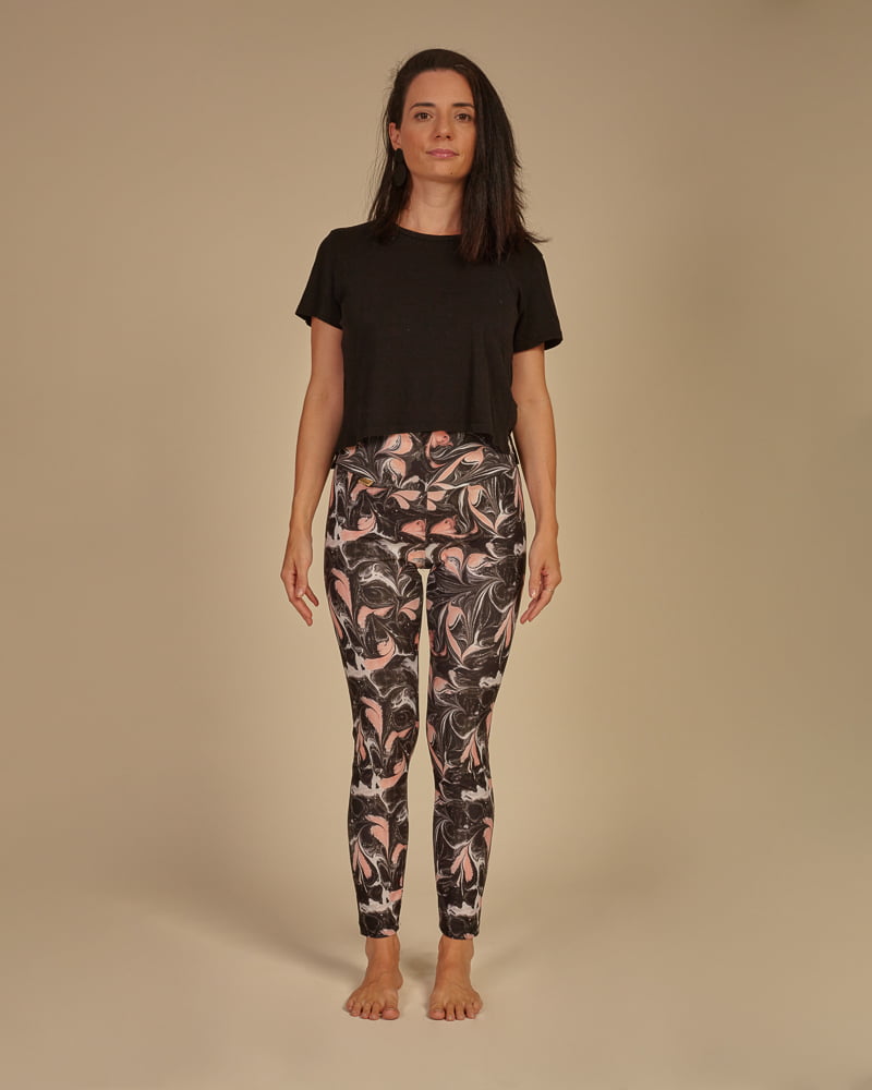 Leggings estampado marmolado Brianda