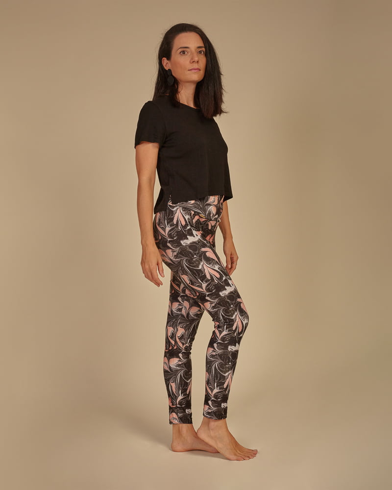 Leggings estampado marmolado Brianda