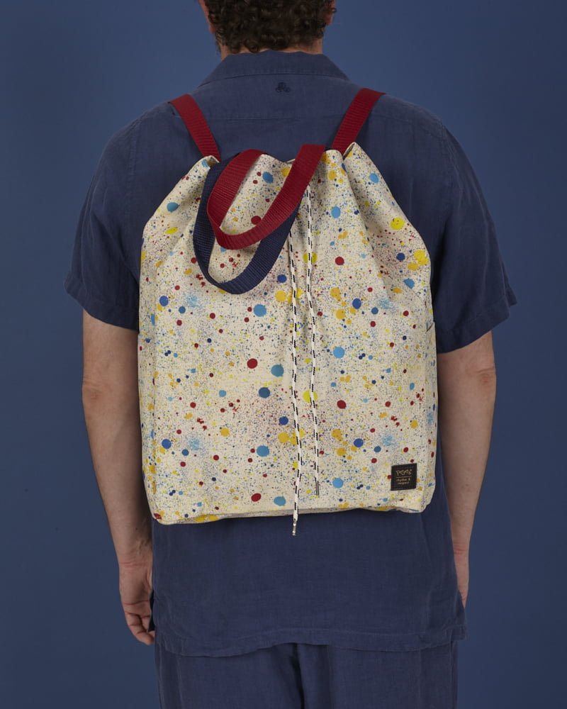 Dripping PET backpack bag