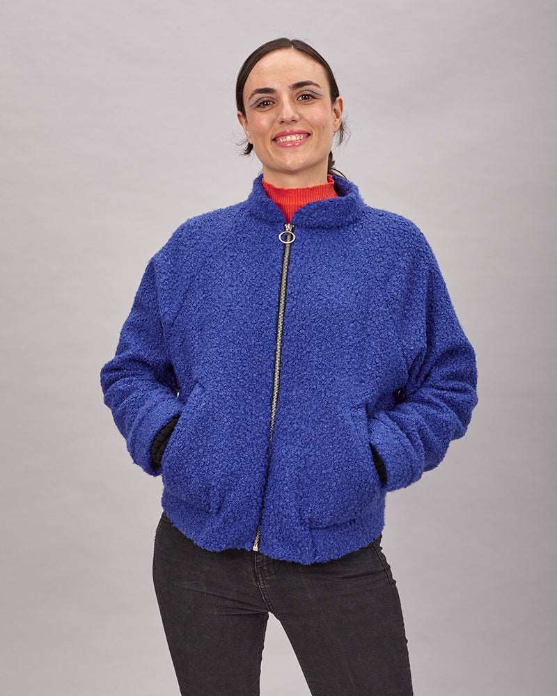 Bomber Bomba azul