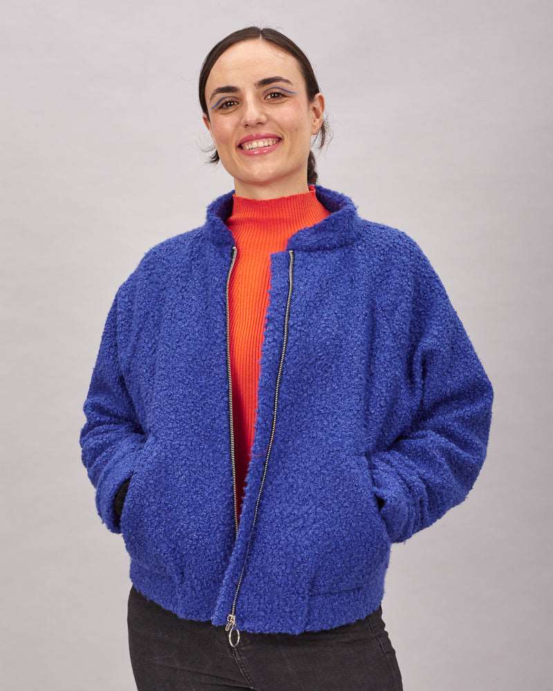 Bomber Bomba azul