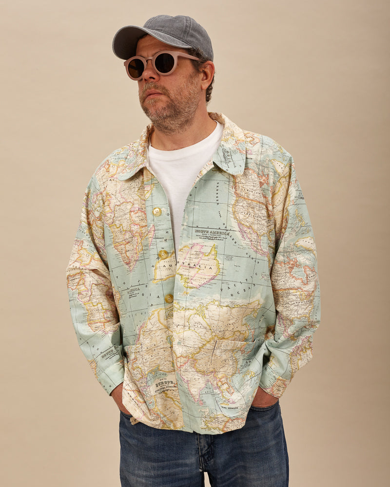 Chaqueta sobrecamisa unisex Portugalete Mapa