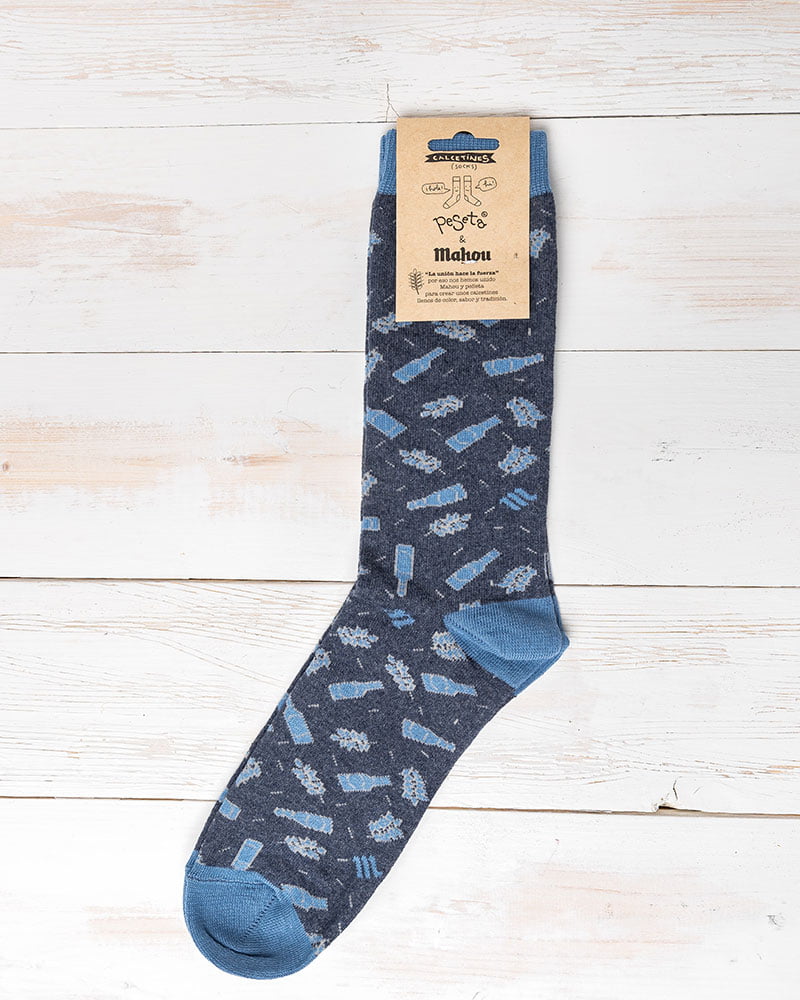 calcetines Mahou unisex azul oscuro