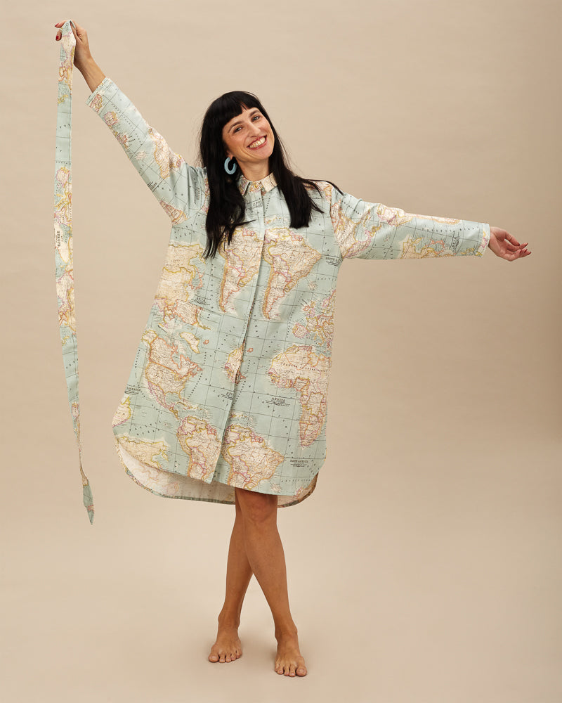 Padova Map Shirt Dress