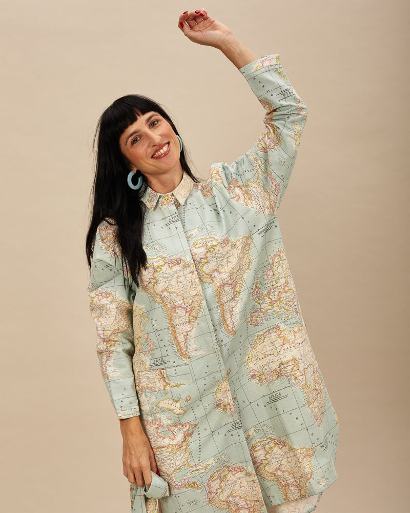 Padova Map Shirt Dress