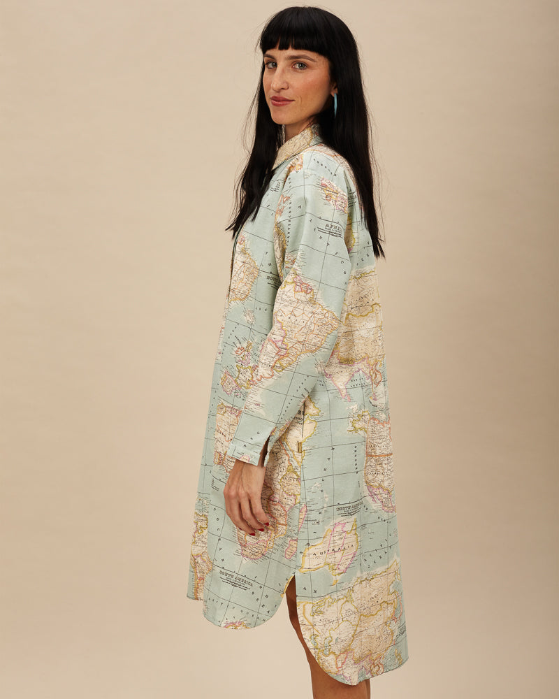 Padova Map Shirt Dress