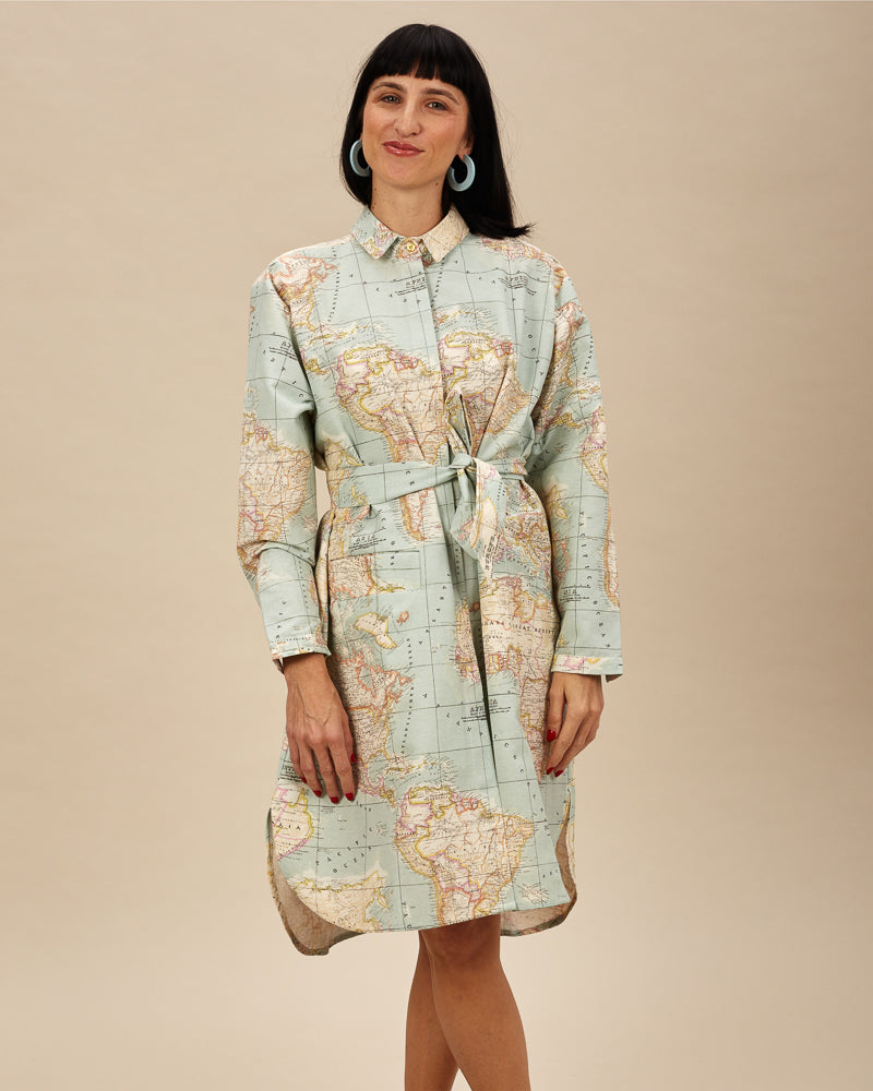 Padova Map Shirt Dress