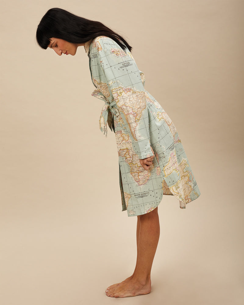 Padova Map Shirt Dress