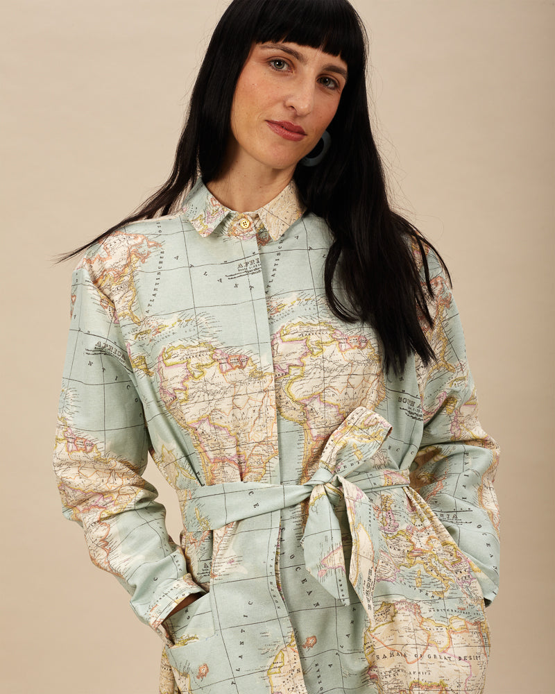 Padova Map Shirt Dress