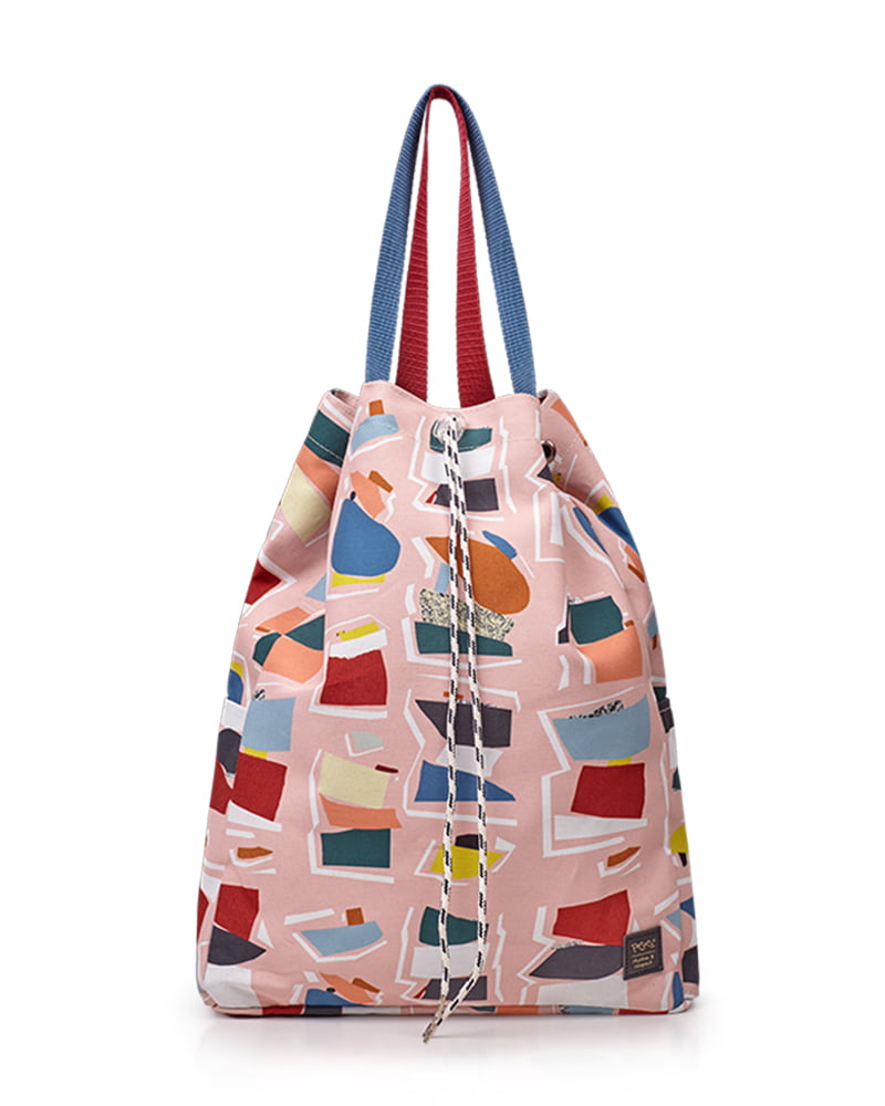 Collage PET backpack bag