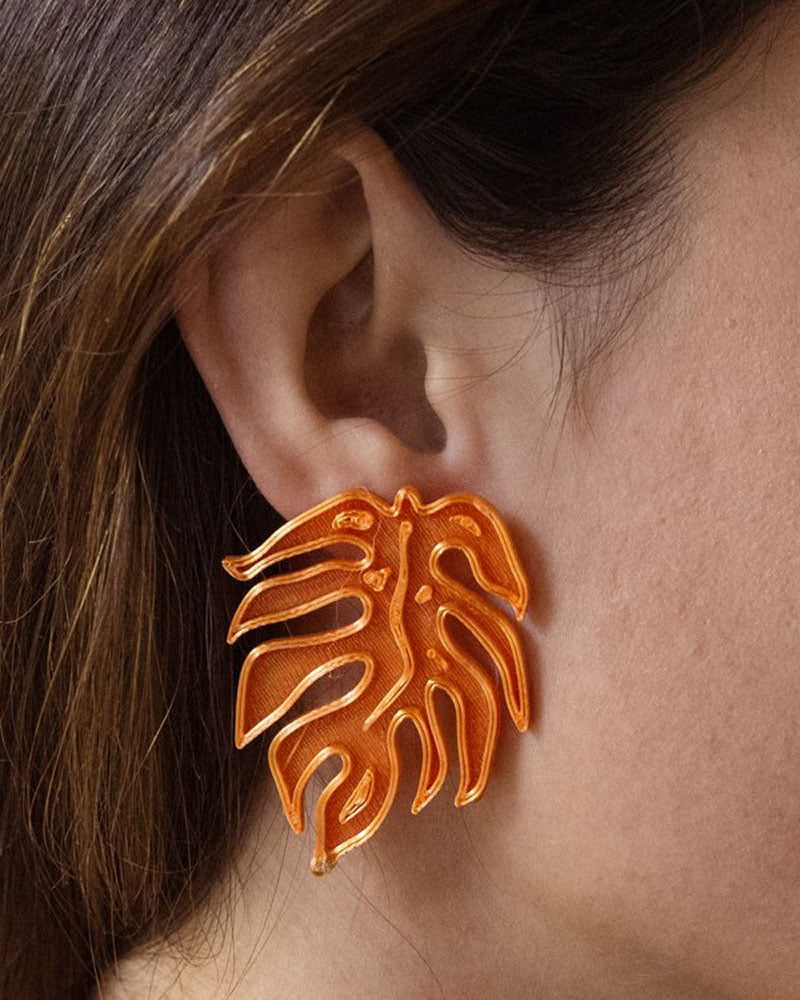 Pendientes MiniMilhos naranja MRLASPIUR