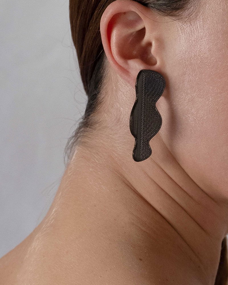 Pendientes Roussin negros MRLASPIUR