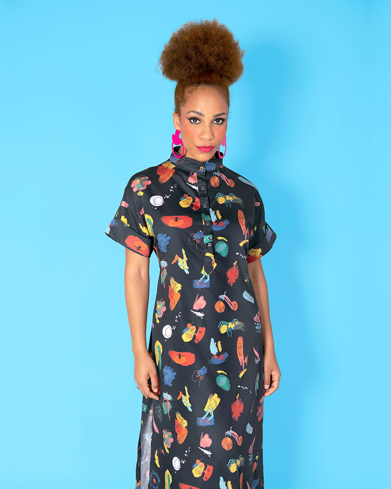 Vestido Kaftan Cosas que giran