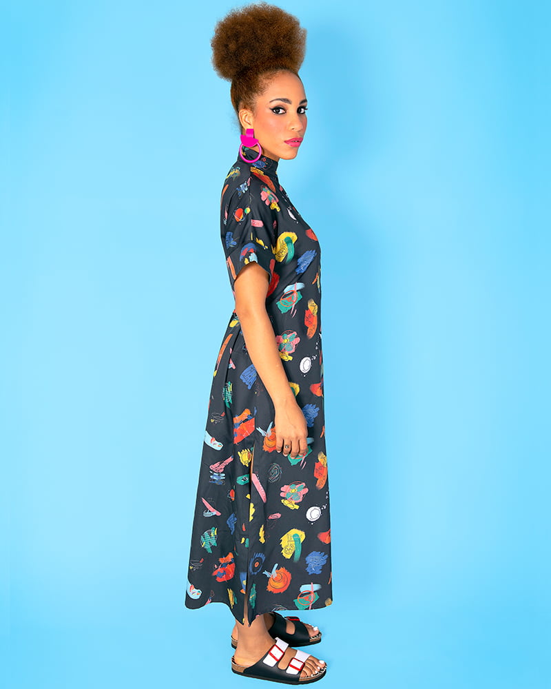 Vestido Kaftan Cosas que giran