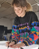 Calcetines Olaya "Axolotes" Pedrayes - peSeta, producción local, moda responsable