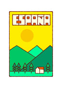 Pack de postales de España de Kike Ibáñez