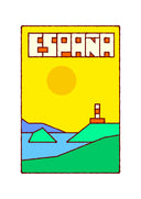 Pack de postales de España de Kike Ibáñez