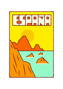 Pack de postales de España de Kike Ibáñez