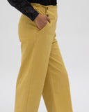 Pantalón botones entretiempo mostaza MÃE