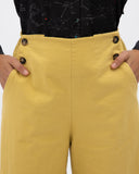 Pantalón botones entretiempo mostaza MÃE