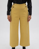 Pantalón botones entretiempo mostaza MÃE