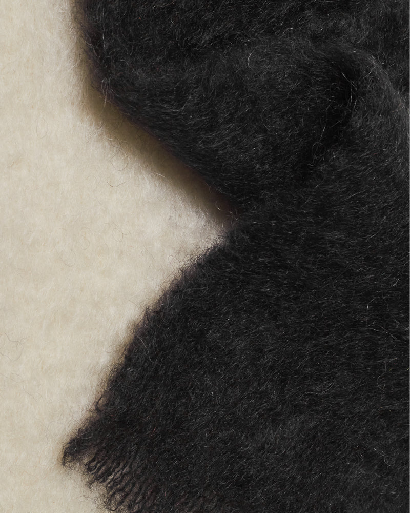Bufanda blanco-negro Ezcaray