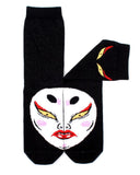 Calcetines Rocío Cañero - peSeta, color negro con estampado de rostro, accesorios coloridos, accesorios originales