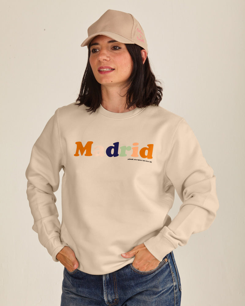 Sudadera beige Madrid