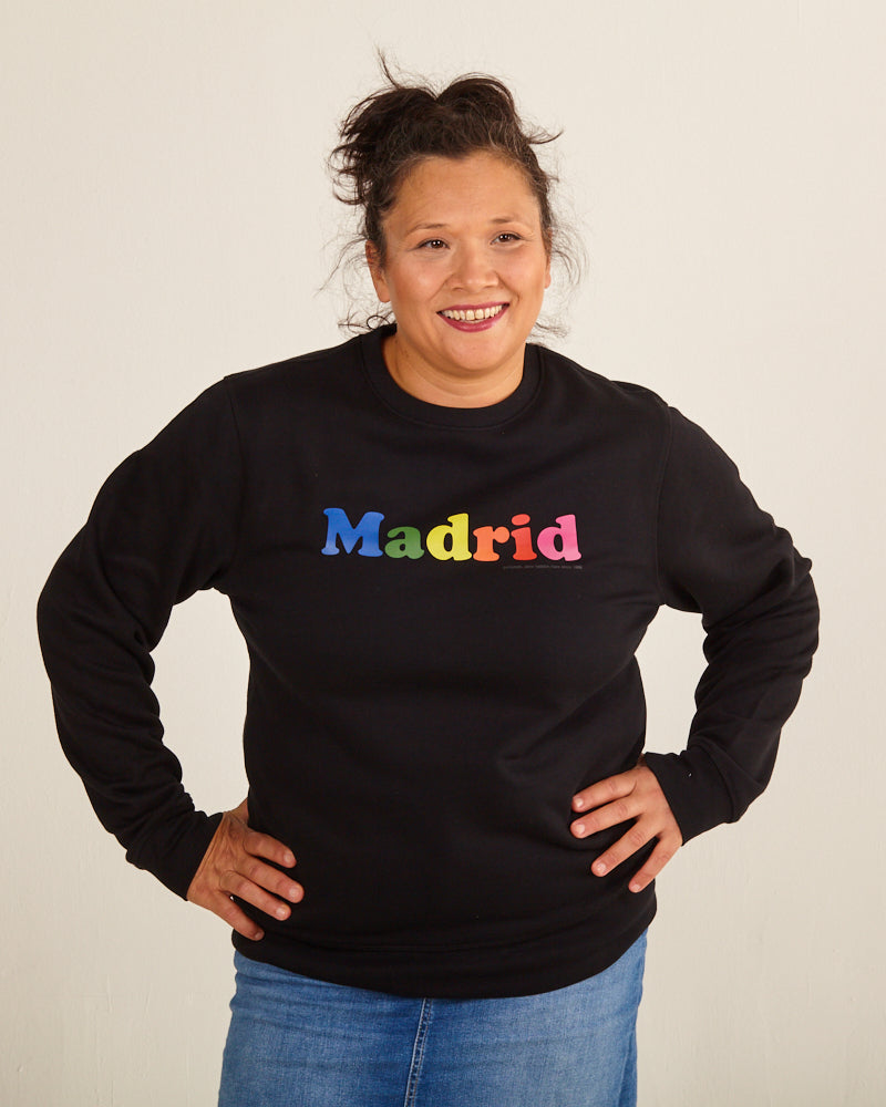 Sudadera negra Madrid