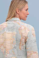 Vestido Padova Mapa azul