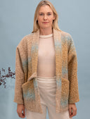 Chaqueta Kimono pelito azul cielo