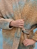 Chaqueta Kimono pelito azul cielo