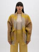 Chaqueta Kimono pelito mostaza