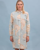 Vestido Padova Mapa azul