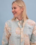 Vestido Padova Mapa azul