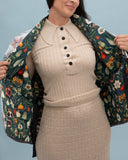 Chaqueta acolchada reversible Montañas-Edén