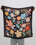 Viva pañuelo Flores negras