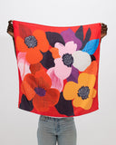 Viva pañuelo Flores rojas