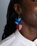 Viva pendientes frutas y flores lichi