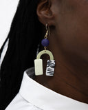 Viva pendientes geométrico móvil beige