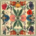 Viva pañuelo Flores caleidoscopio